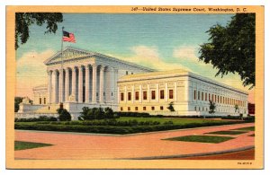 1950 U.S. Supreme Court Building, Washington, D.C. Postcard
