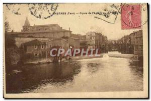 Postcard Castres Old Course of & # 39Agout