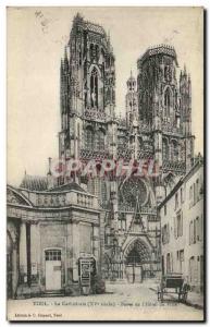 Old Postcard Toul La Cathedrale door of City Hall