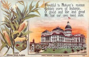 Corn, State Capitol Indianapolis, Indiana, USA 1910 