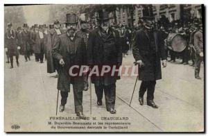 Old Postcard Funerals M Chauchard Dujardin Beaumetz and representatives of th...