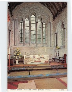 Postcard High Altar With Bayeux Frontal, Bosham Church, Bosham, England