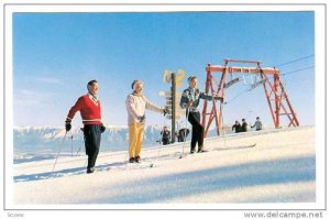 North Star Mountain, Bar Ski Lift, Skiing, Kimberley, British Columbia, Canad...