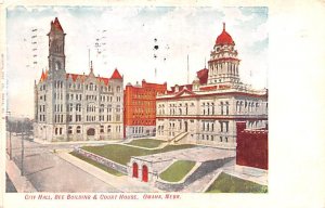 Discountinued Post office Postal Marking North Paterson, NJ USA City Hall 1907 