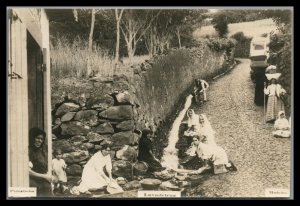 Portugal Madeira  Unused Vintage Postcard Les Lavoirs Lavadeiras Costumes