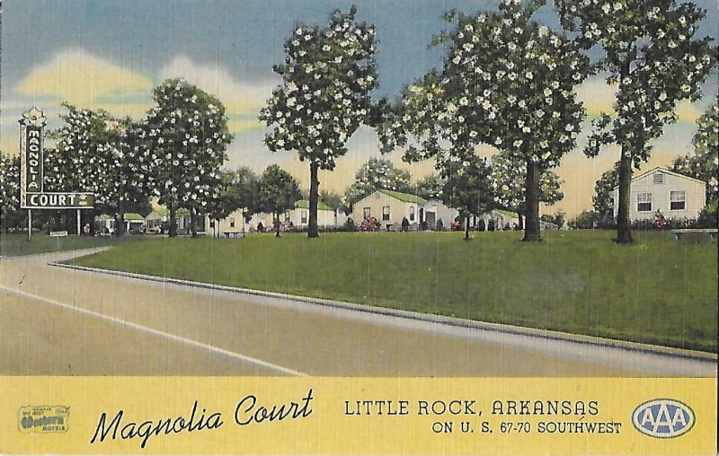 Magnolia Court Little Rock Arkansas on US 67-70