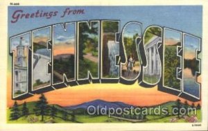 Tennessee, USA Large Letter State Unused 