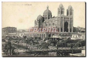 Old Postcard Marseille La Cathedrale