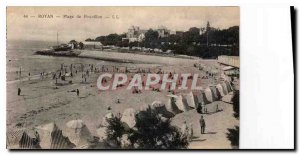 Old Postcard Royan Foncillon Beach