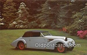 1939 Bugatti 57C New York, USA  Automotive Postcard