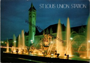 St. Louis Union Station MO Postcard PC295