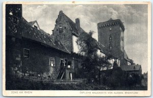 Postcard - Östliche Mauerseite Von Aussen, Rheinturm - Zons, Germany