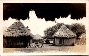 Real Photo Postcard Residential Section Village of Pacora Panama