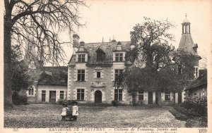 Vintage Postcard Environs De Cheverny Chateau De Troussay Facade Sud