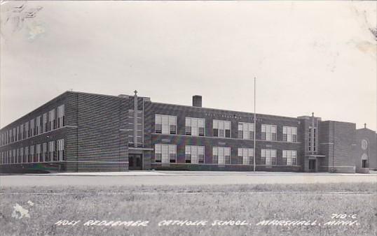 Minnesota Marshall Holy Redeemer Catholic School Real Photo