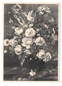 RPPC Blumenstuck Jos Burger Flower Painting Heinrich Hoffmann 4X6 Postcard