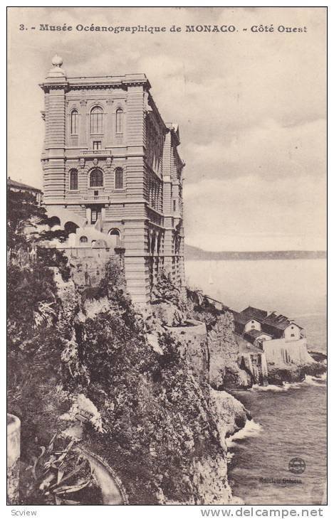 Cote Ouest, Musee Oceanographique De Monaco, 1900-1910s