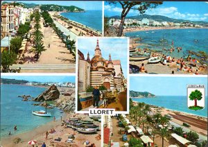 ​  POSTCARD. SPAIN. LLORET DE MAR 18. Ago. 79. Gerona.