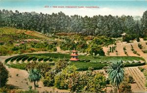 1907-1915 Postcard; The Maze, Piedmont Park, Piedmont CA Alameda County Unposted