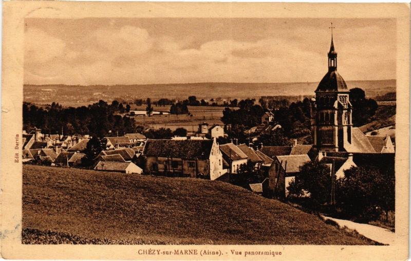 CPA CHEZY-sur-MARNE Vue panoramique (158177)