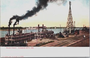 River Front Kansas City Missouri Vintage Postcard C131