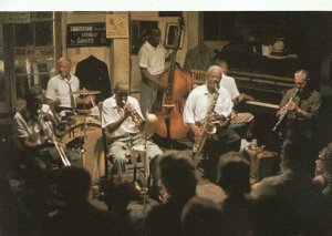 Music Postcard - New Orleans Jazzmen at Preservation Hall - Ref TZ2333