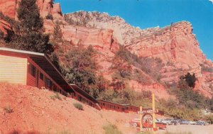 AZ, Sedona, Arizona, Wagon Wheel Motel, Exterior, Dexter Press No 87159