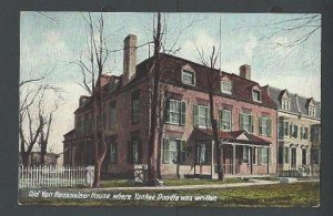 Ca 1912 PPC Van Rensselaer Where Yankee Doodle Dandy Was Written Albany NY Mint