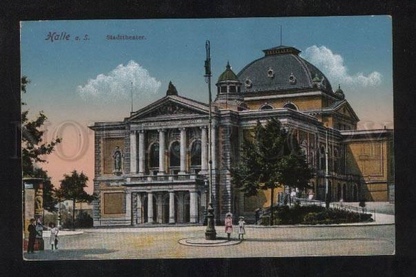059152 GERMANY  Halle a.S. Stadttheater  Vintage PC