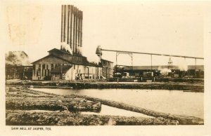 Postcard RPPC Texas Jasper Saw Mill 1941 Occupational 23-1451