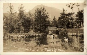 Skagway Alaska AK Pullen House Real Photo RPPC Vintage Postcard