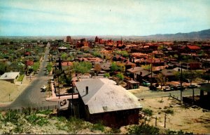 Texas El Paso With Juarez Chihuahua Mexico In Distance