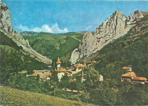 Romania Rimet monastery mouuntain landscape Postcard