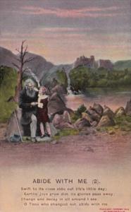 Bamforth Old Man and Child Abide With Me No 2