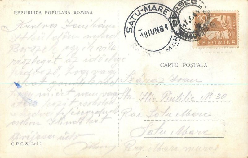 Romania carte postala vedere din statiunea Borsec