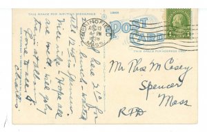 MA - Springfield. Court Square Street Scene ca 1920's