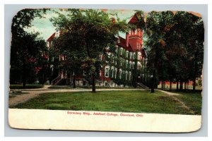 Vintage 1908 Postcard Adelbert College Dormitory Building Cleveland Ohio