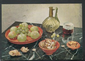 Museum Postcard - A Roman Dinner Table With Objects From Roman Colchester RR7592