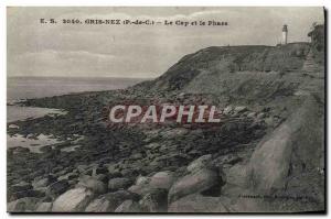 Old Postcard Gris Nez Cape and Lighthouse