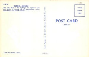 City Hall Eugene, Oregon OR