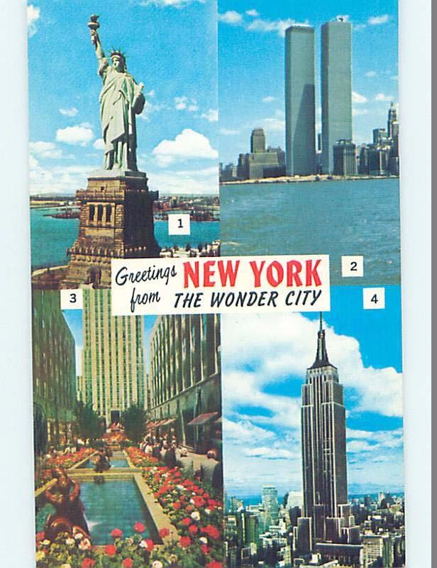 Unused Pre-1980 FOUR VIEWS ON CARD New York City NY ho7986-12