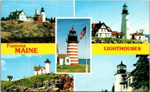 Lighthouses Multi View Maine