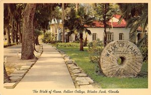 The Walk of Fame, Follins College Winter Park, Florida