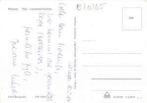 B70165 Weimar Thur Landesbibloothek germany