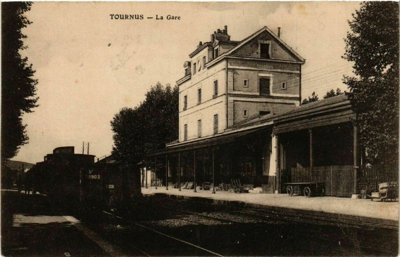 CPA AK TOURNUS - La Gare (438068)