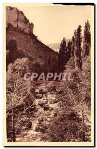 Old Postcard Gorges Du Tarn Canon Jonte Fort Saint Michel bastion of Black Ca...