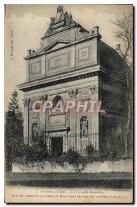 Old Postcard Chateau d'Anet The chapel funeral