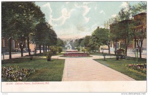 Eutaw Place, BALTIMORE , Maryland , PU-1906