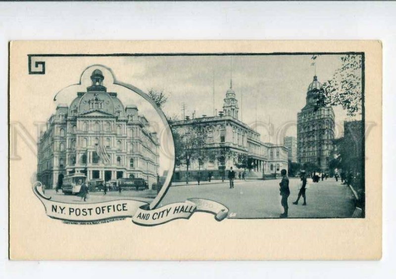 3074124 NEW YORK CITY Post Office and City hall  Vintage PC