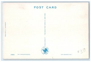 c1940 Court House County Buildings Field Riverhead Long Island New York Postcard